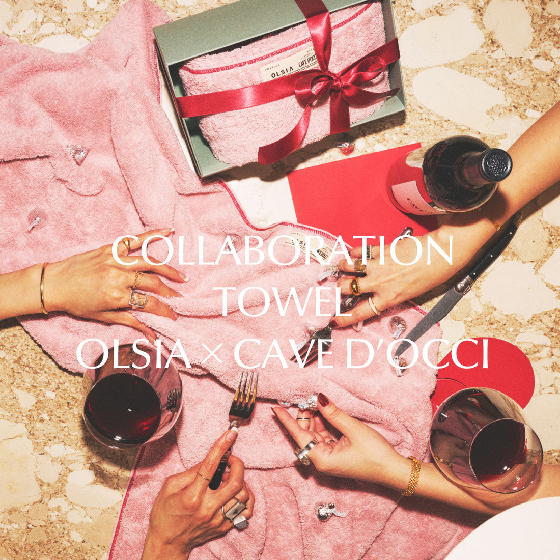 【OLSIA】 ×【CAVE D'OCCI】 コラボレーションタオルが登場