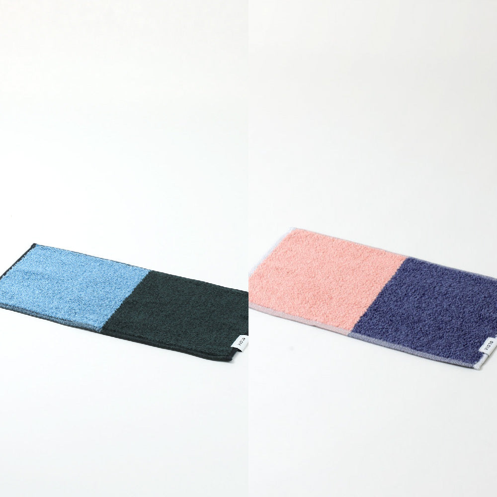 2Couleurs ハーフハンカチギフトボックスセット(ハーフハンカチタオル2枚)