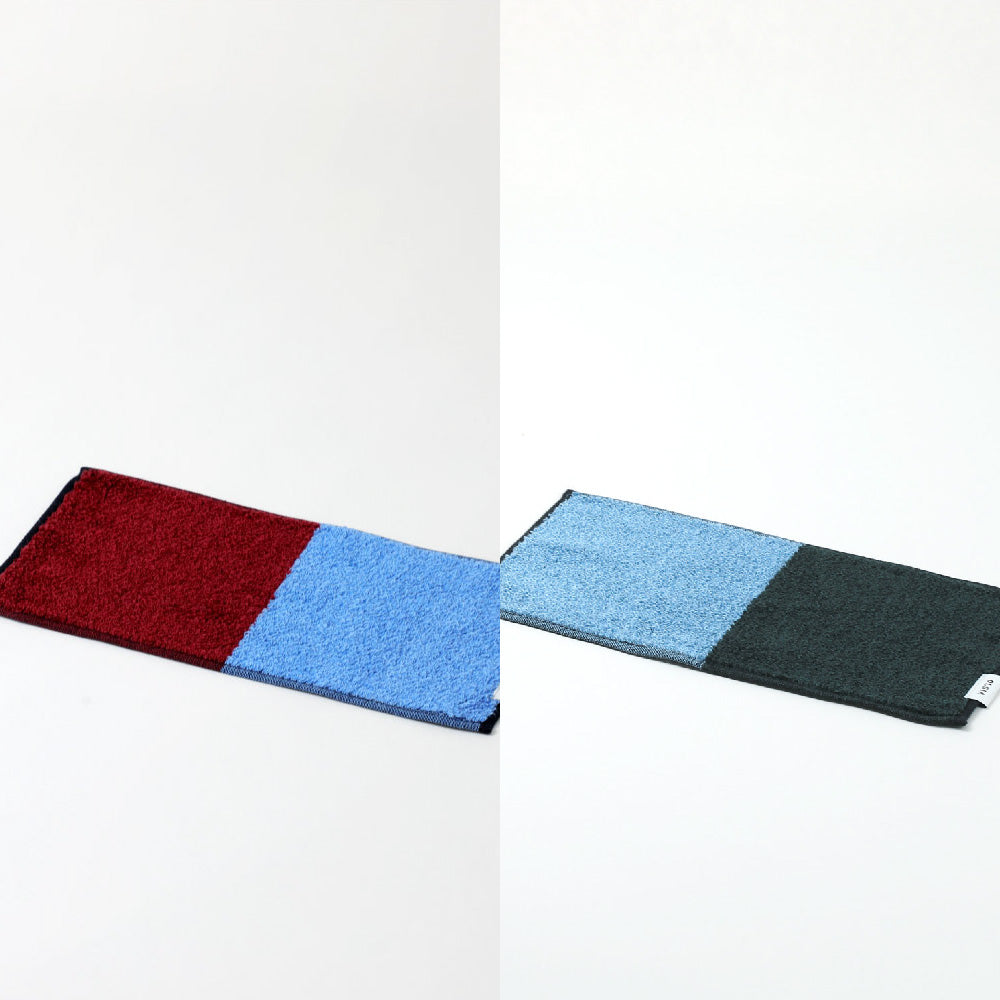 2Couleurs ハーフハンカチギフトボックスセット(ハーフハンカチタオル2枚)
