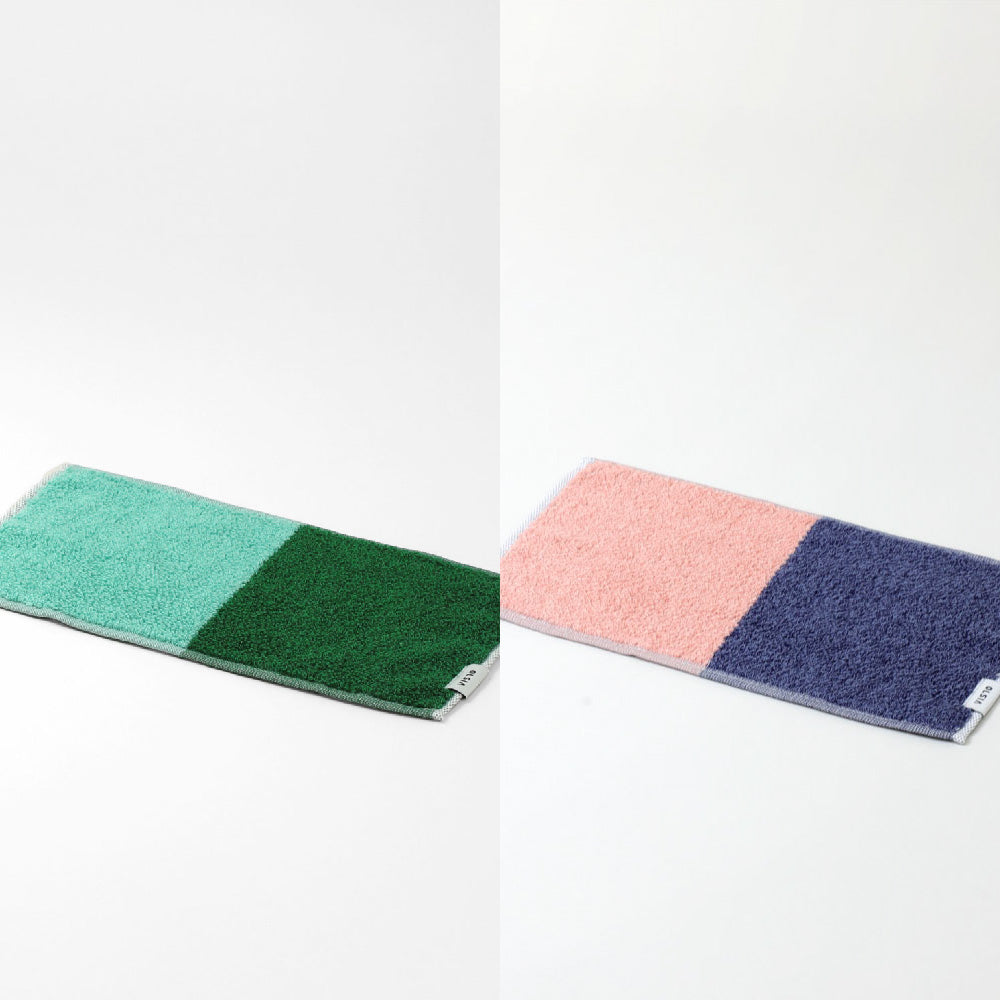 2Couleurs ハーフハンカチギフトボックスセット(ハーフハンカチタオル2枚)