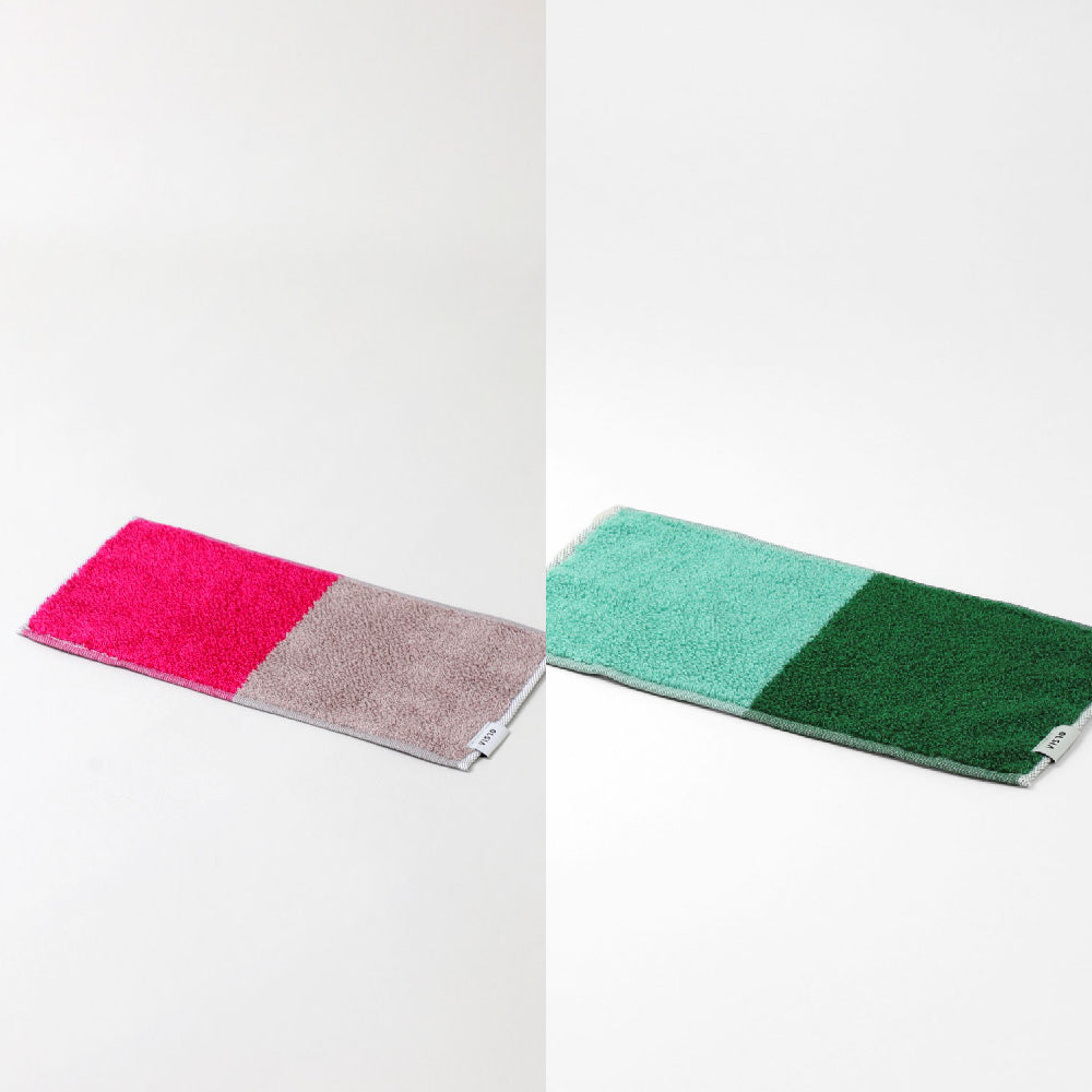 2Couleurs ハーフハンカチギフトボックスセット(ハーフハンカチタオル2枚)