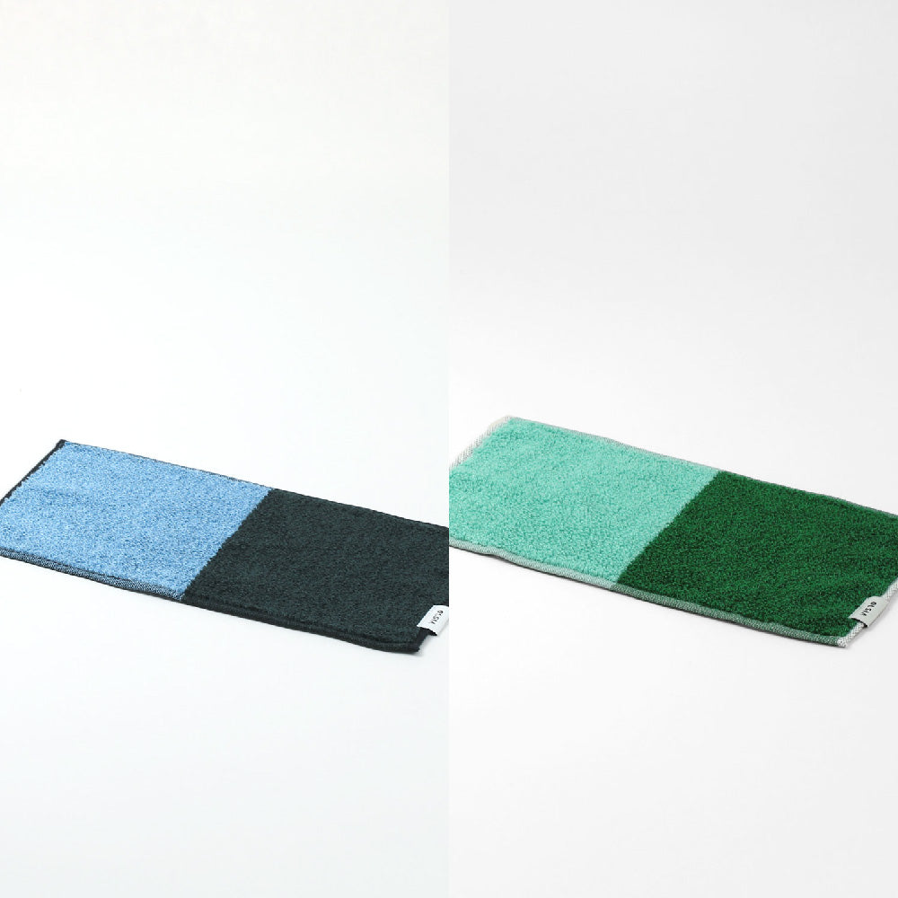 2Couleurs ハーフハンカチギフトボックスセット(ハーフハンカチタオル2枚)