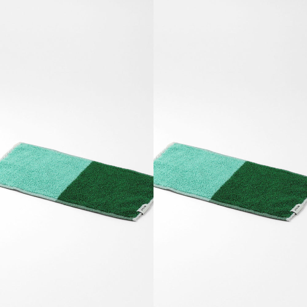 2Couleurs ハーフハンカチギフトボックスセット(ハーフハンカチタオル2枚)