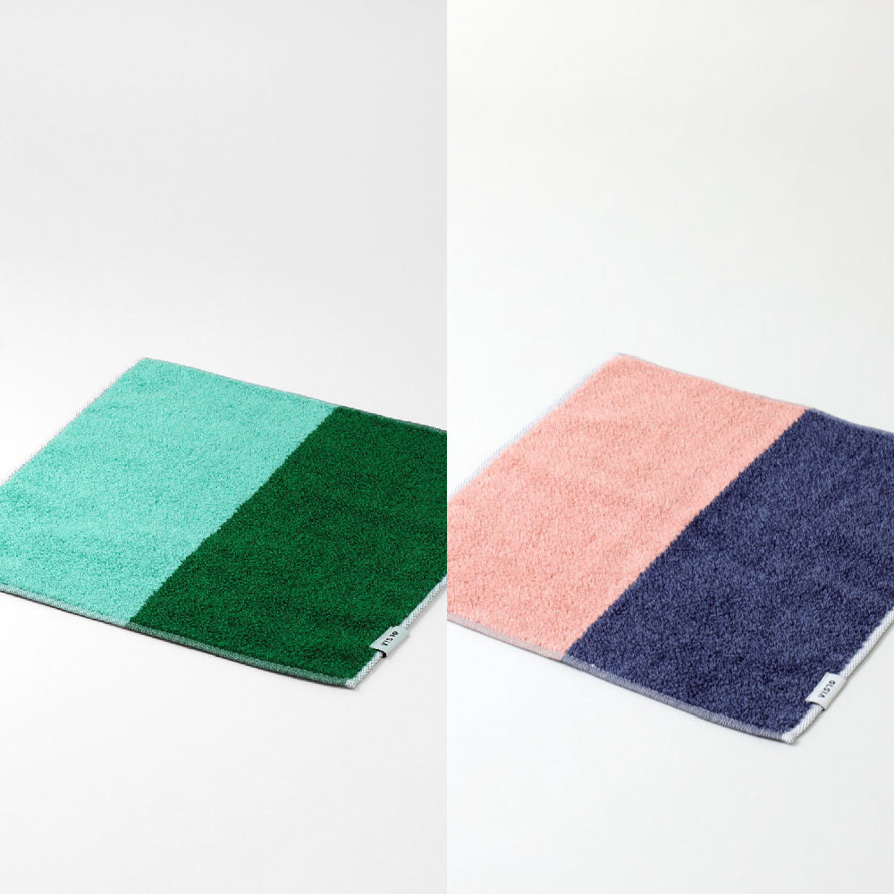 2Couleurs ハンカチギフトボックスセット(ハンカチタオル2枚)