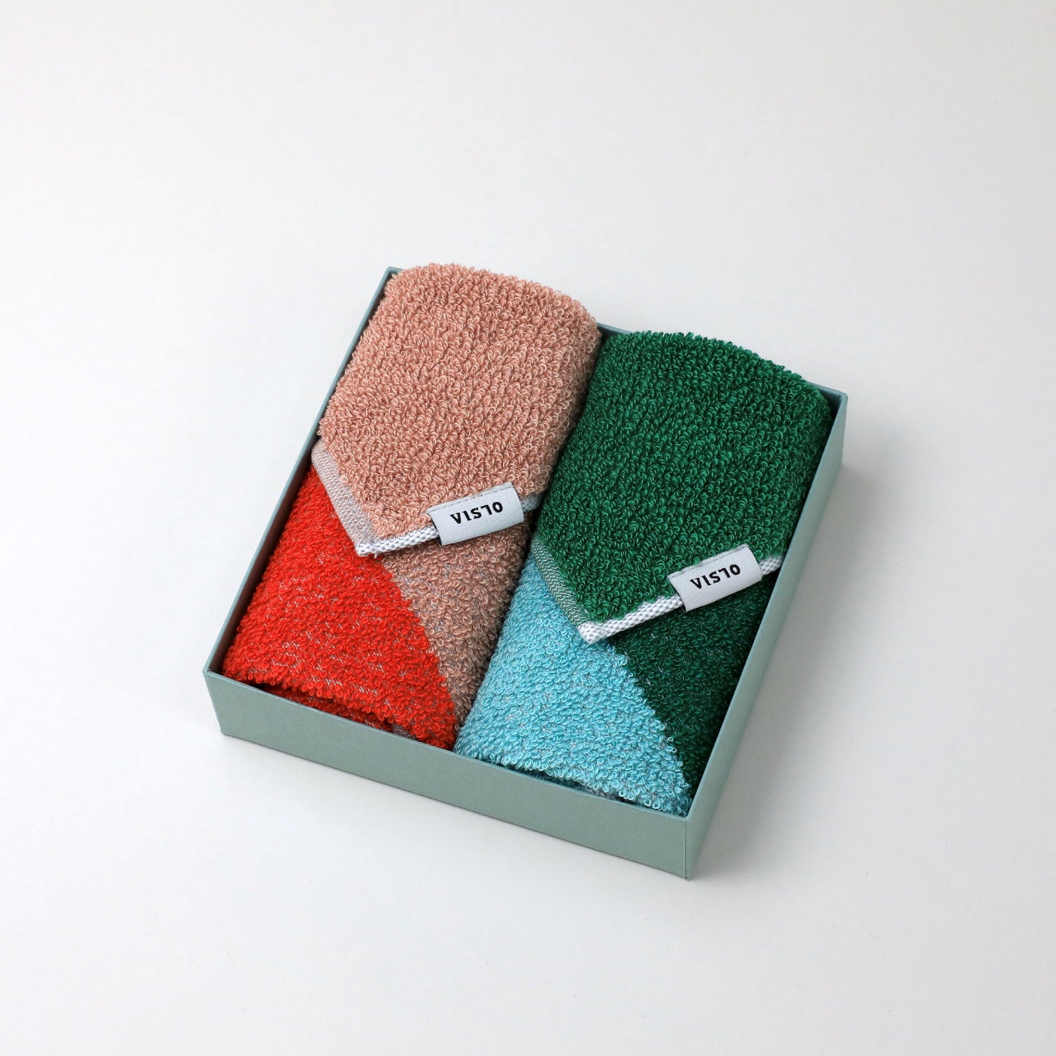 2Couleurs ハンカチギフトボックスセット（ハンカチタオル2枚