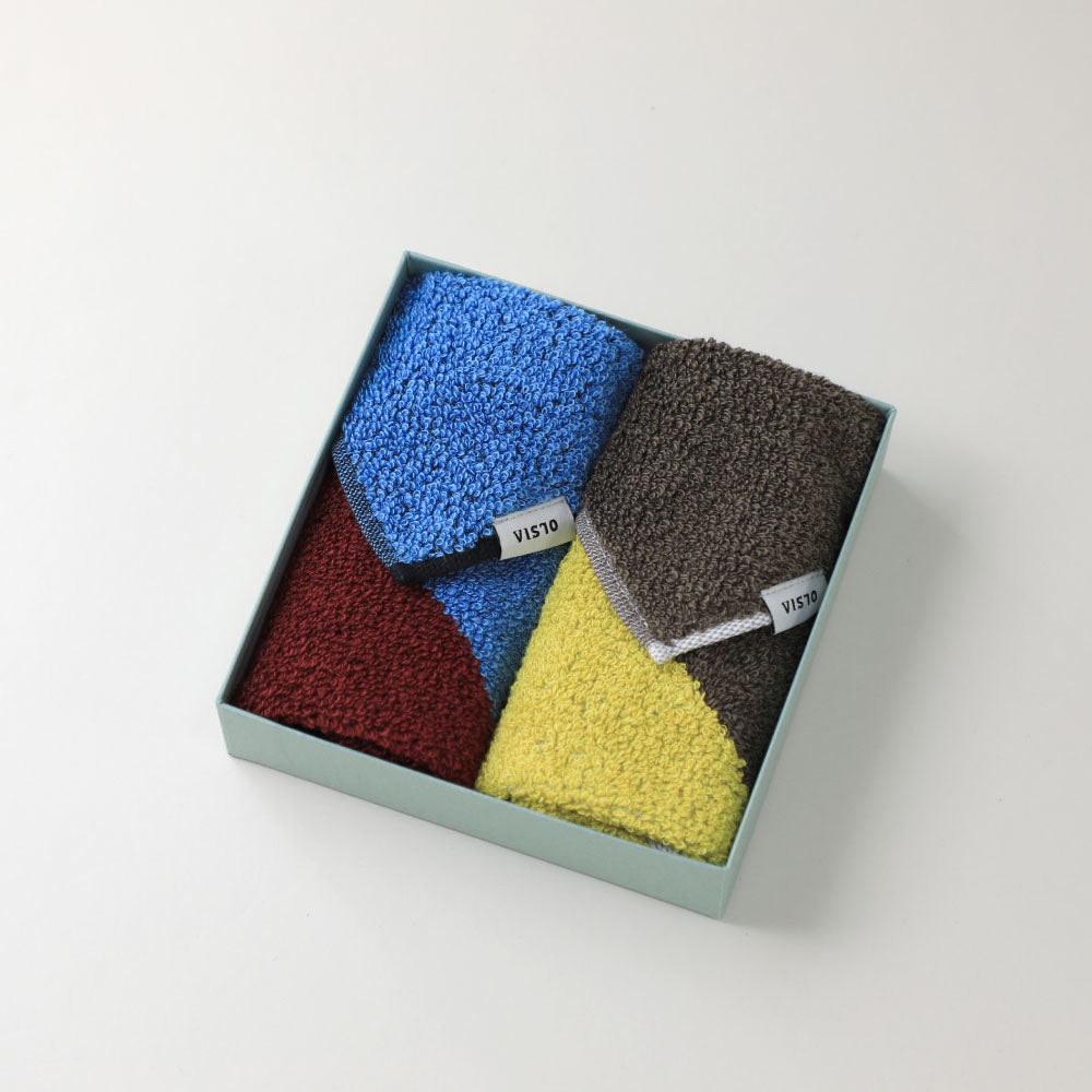 2Couleurs ハンカチギフトボックスセット(ハンカチタオル2枚)