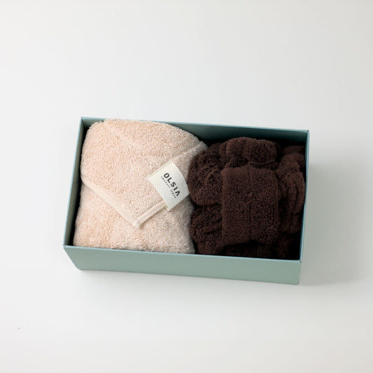 【And extra】ギフトセット(Couture ヘアバンド+Premium Cottonフェイスタオル1枚)