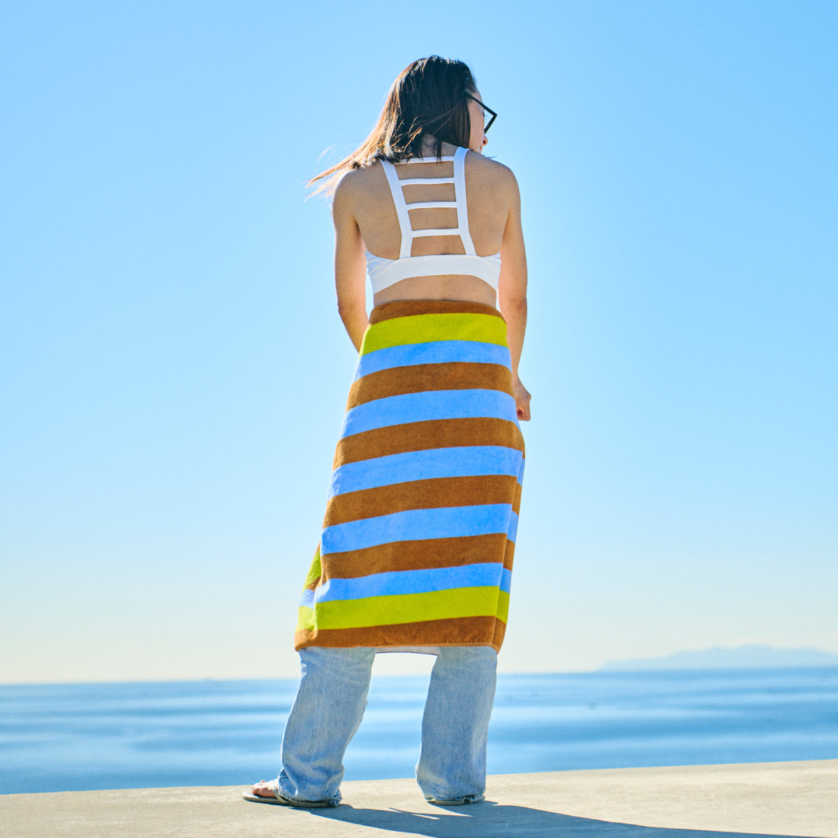 【数量限定】Plage ビーチタオル プリント