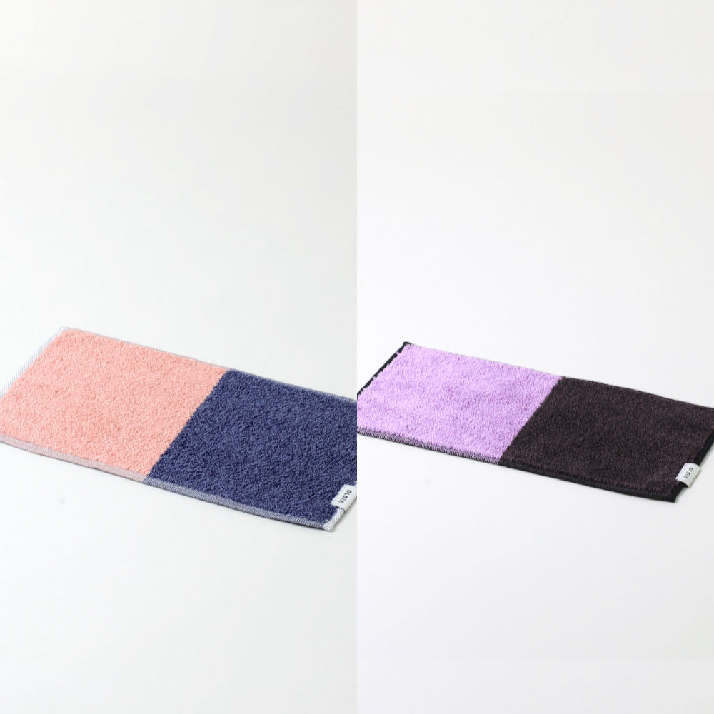 2Couleurs ハーフハンカチギフトボックスセット(ハーフハンカチタオル2枚)