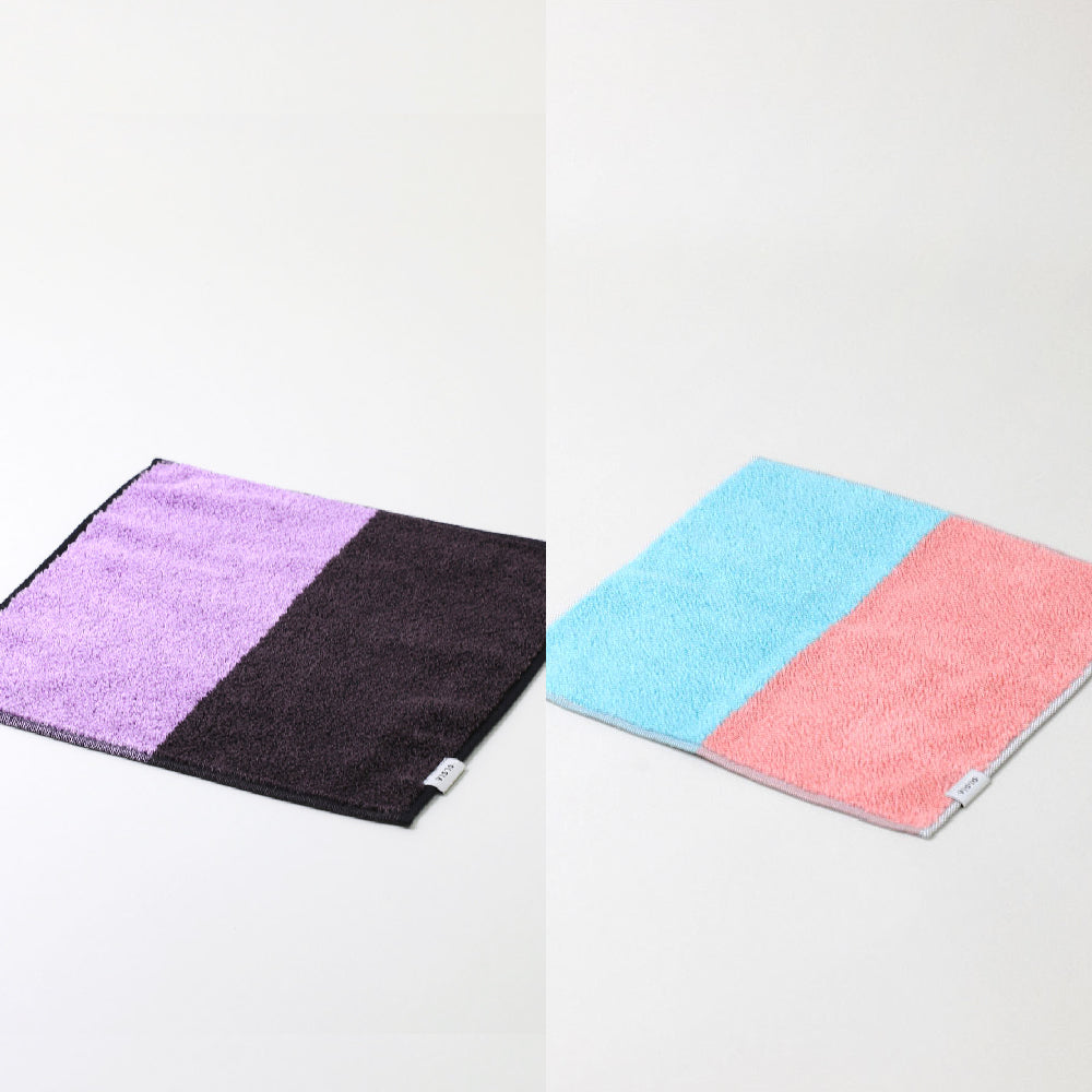2Couleurs ハンカチギフトボックスセット(ハンカチタオル2枚)