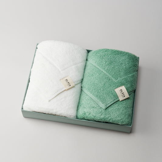 Premium Cotton ギフトセット(コンパクトバスタオル2枚)