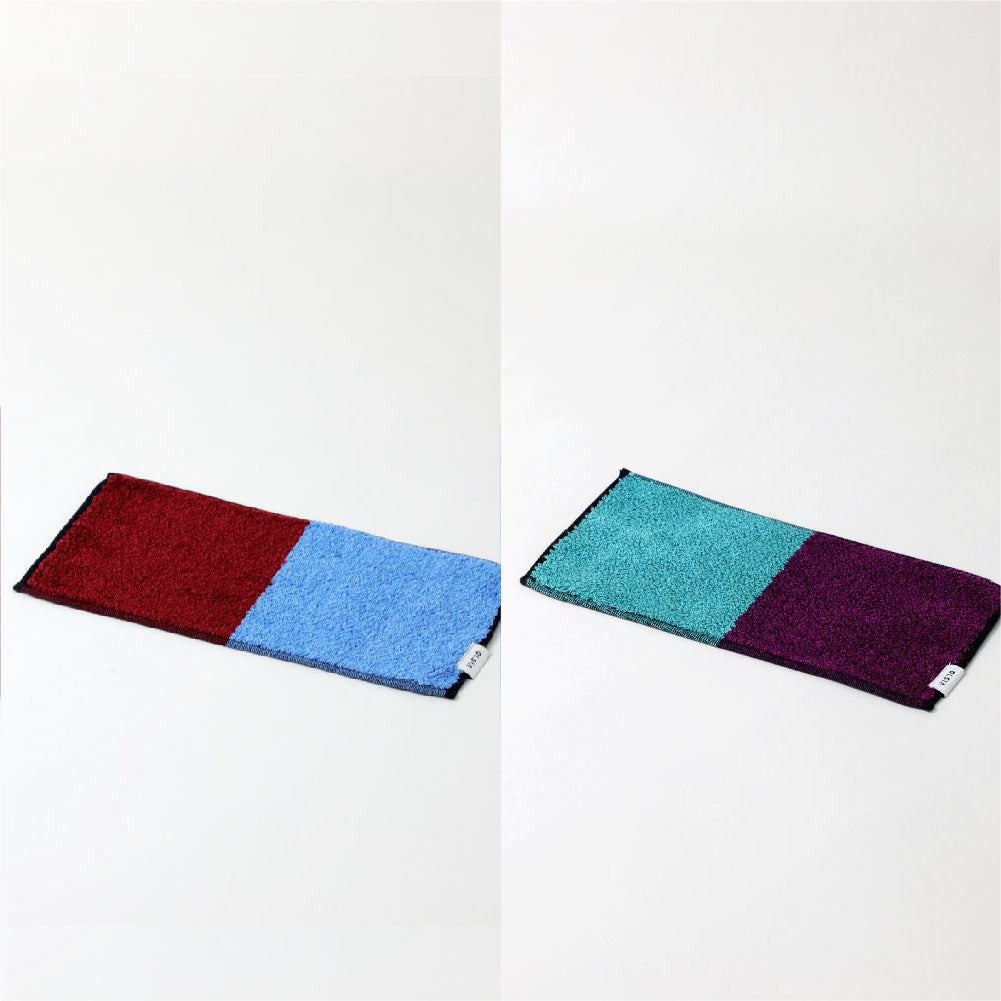 2Couleurs ハーフハンカチギフトボックスセット(ハーフハンカチタオル2枚)