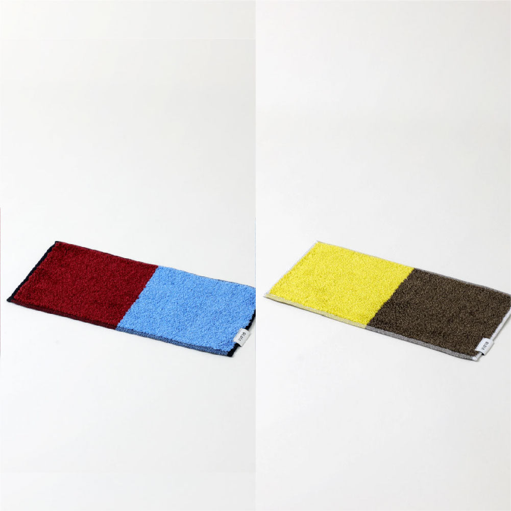 2Couleurs ハーフハンカチギフトボックスセット(ハーフハンカチタオル2枚)