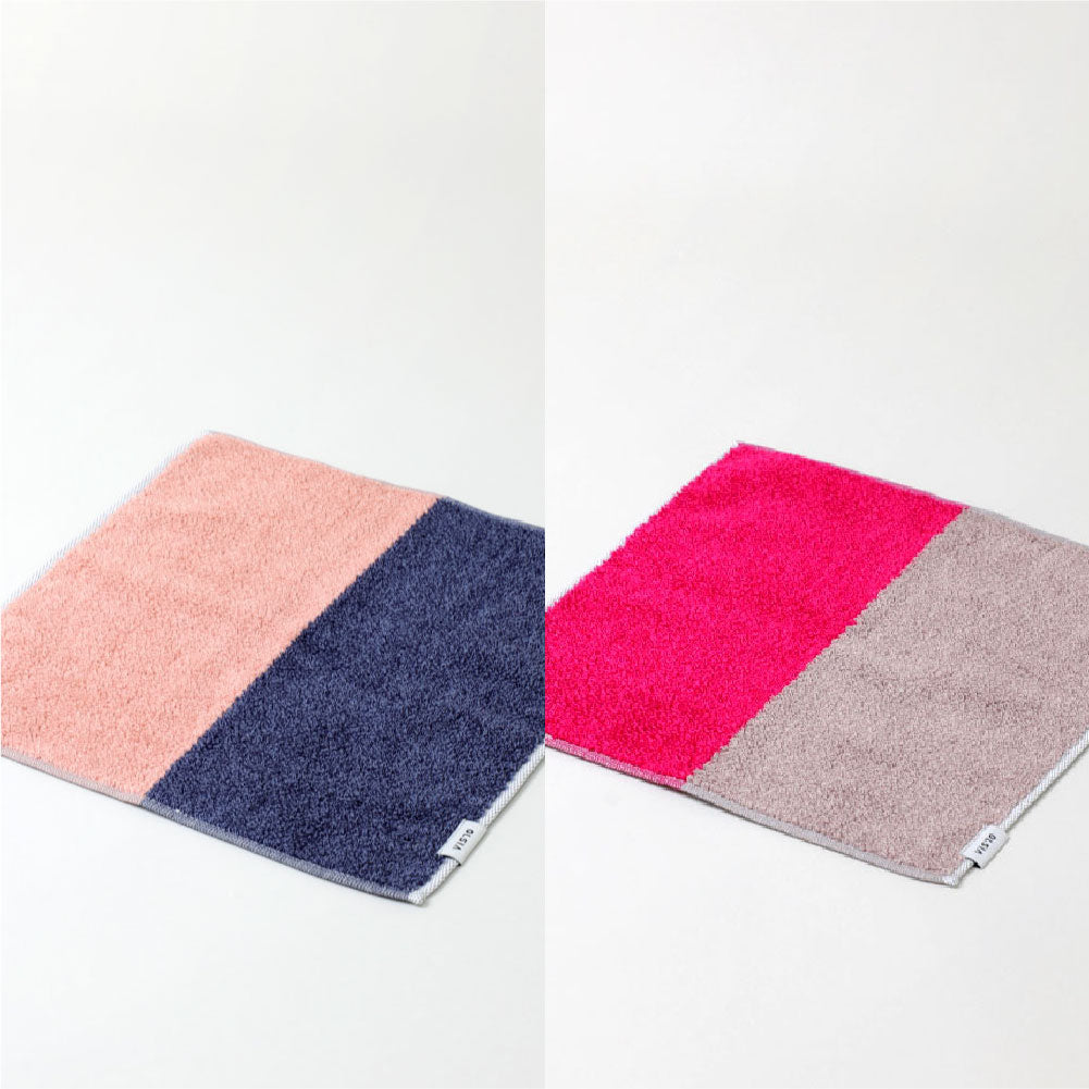 2Couleurs ハンカチギフトボックスセット(ハンカチタオル2枚)