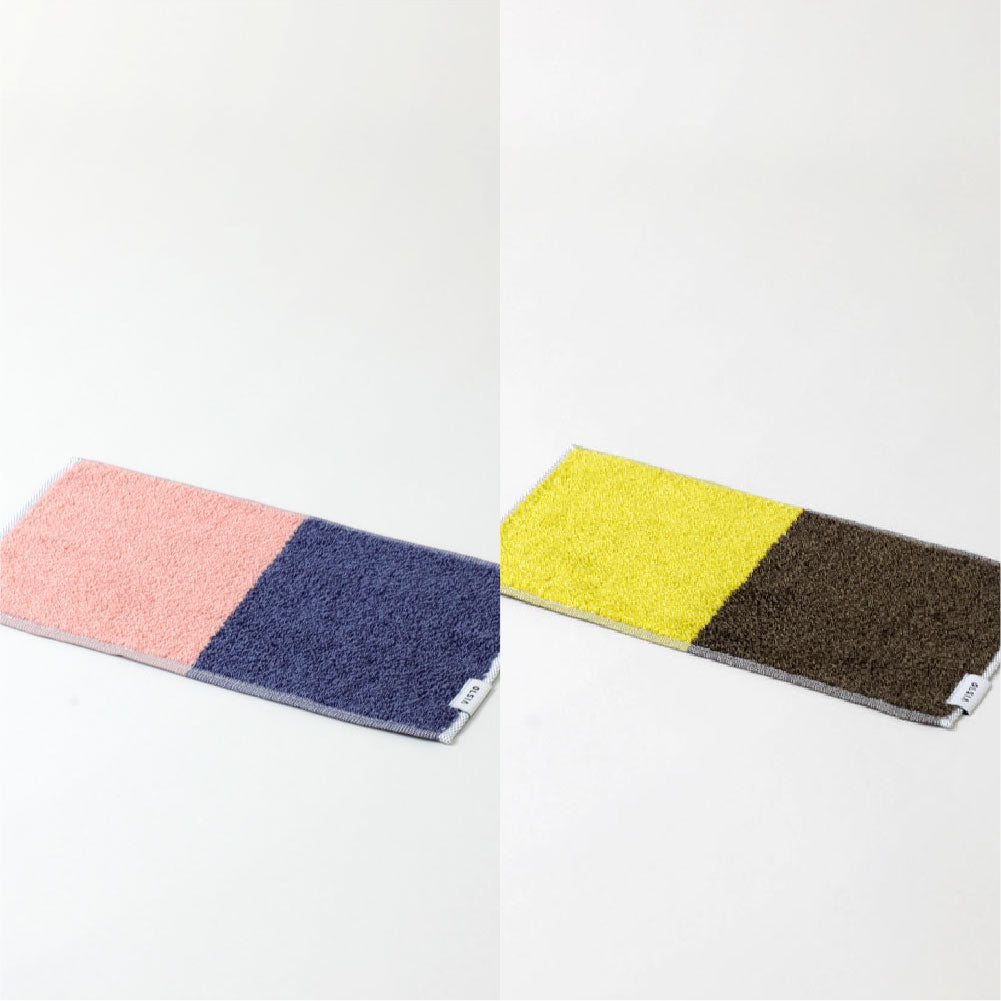 2Couleurs ハーフハンカチギフトボックスセット(ハーフハンカチタオル2枚)