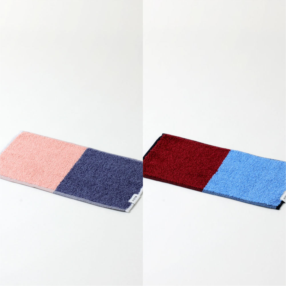 2Couleurs ハーフハンカチギフトボックスセット(ハーフハンカチタオル2枚)