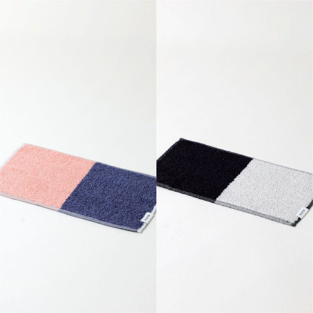 2Couleurs ハーフハンカチギフトボックスセット(ハーフハンカチタオル2枚)