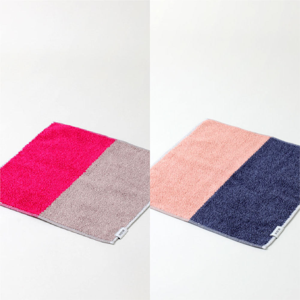 2Couleurs ハンカチギフトボックスセット(ハンカチタオル2枚)