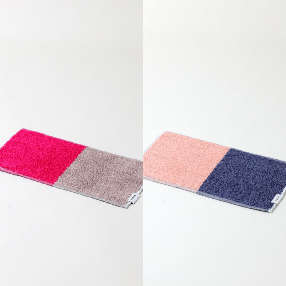 2Couleurs ハーフハンカチギフトボックスセット(ハーフハンカチタオル2枚)