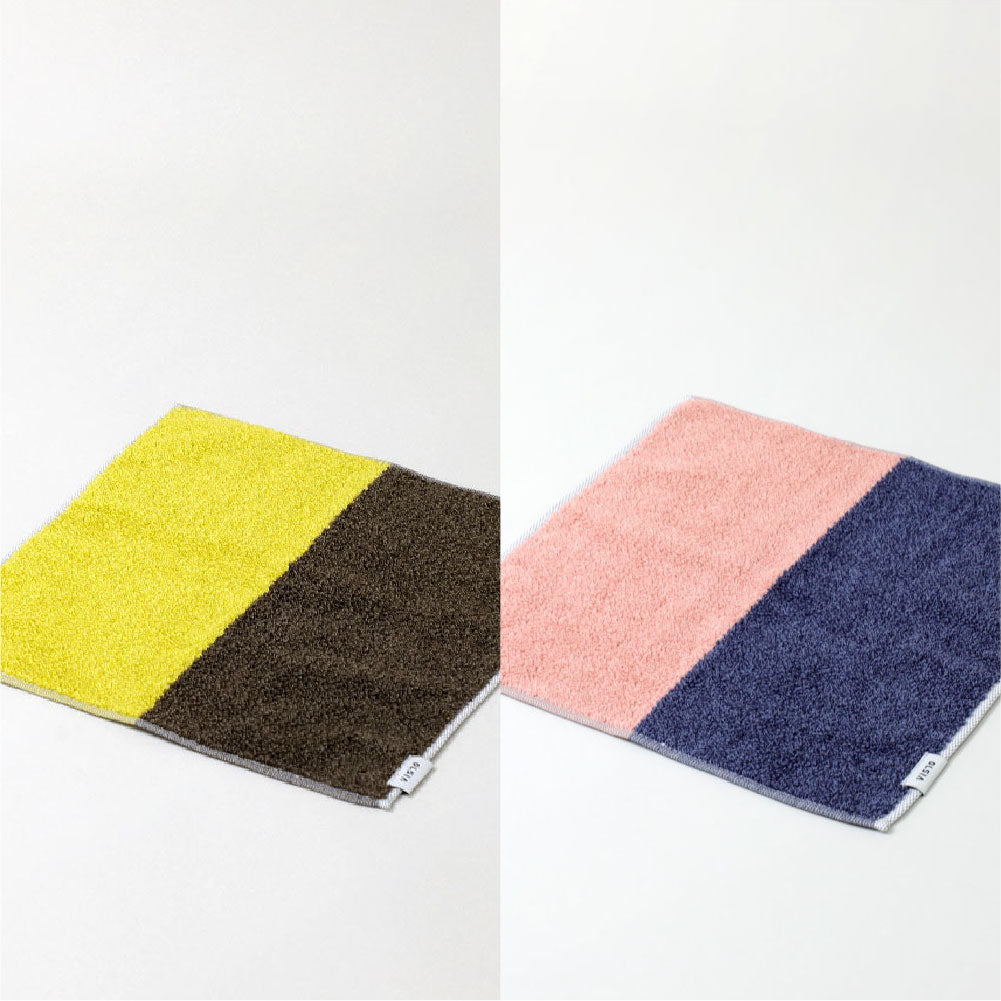 2Couleurs ハンカチギフトボックスセット(ハンカチタオル2枚)