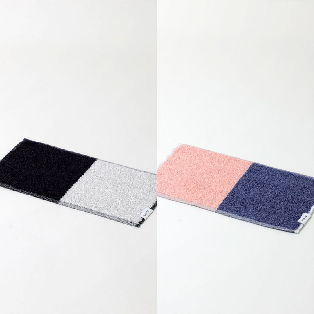 2Couleurs ハーフハンカチギフトボックスセット(ハーフハンカチタオル2枚)