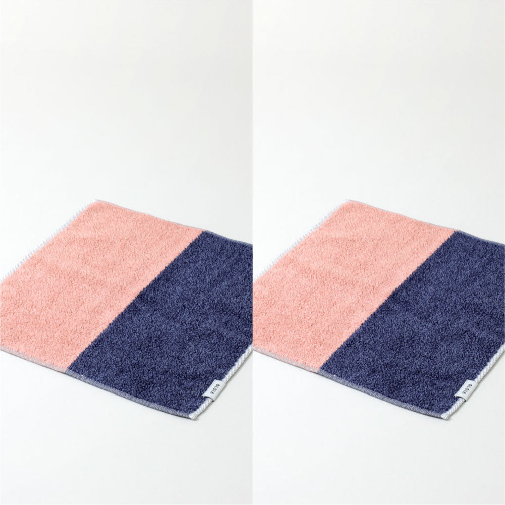2Couleurs ハンカチギフトボックスセット(ハンカチタオル2枚)