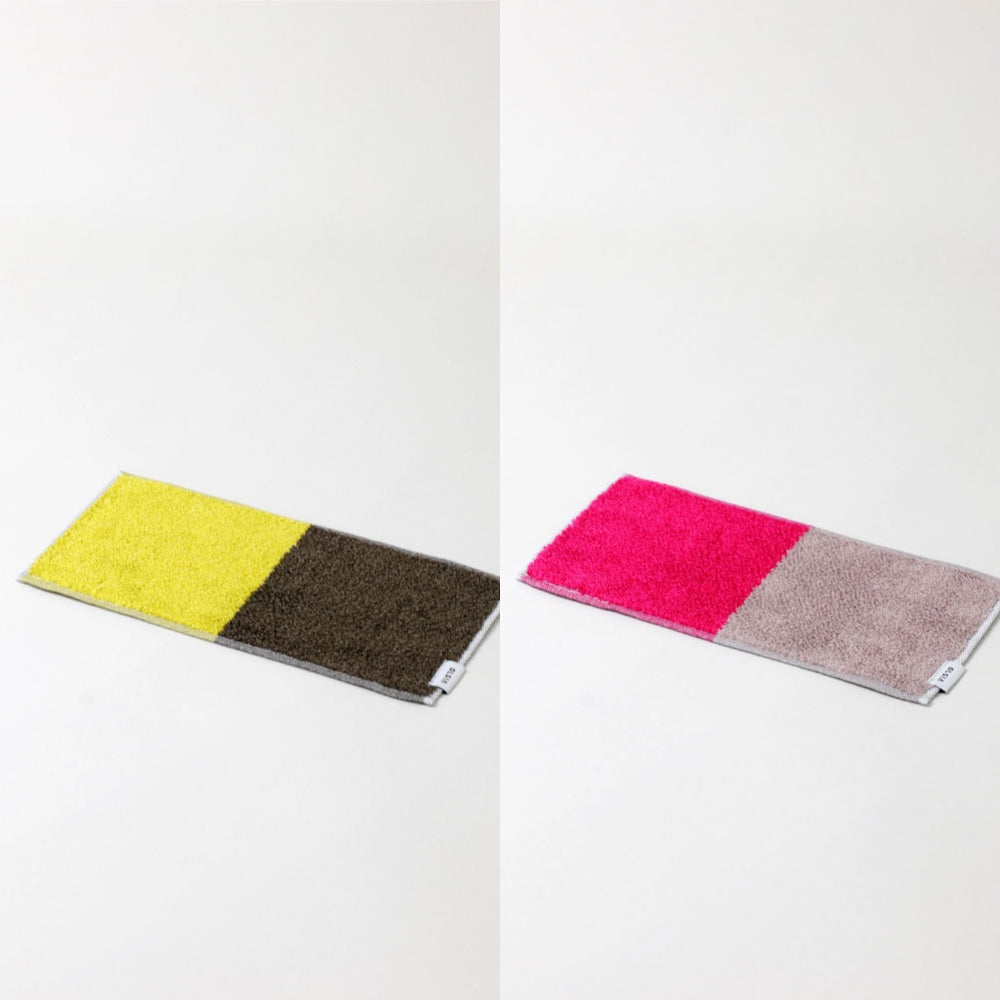 2Couleurs ハーフハンカチギフトボックスセット(ハーフハンカチタオル2枚)