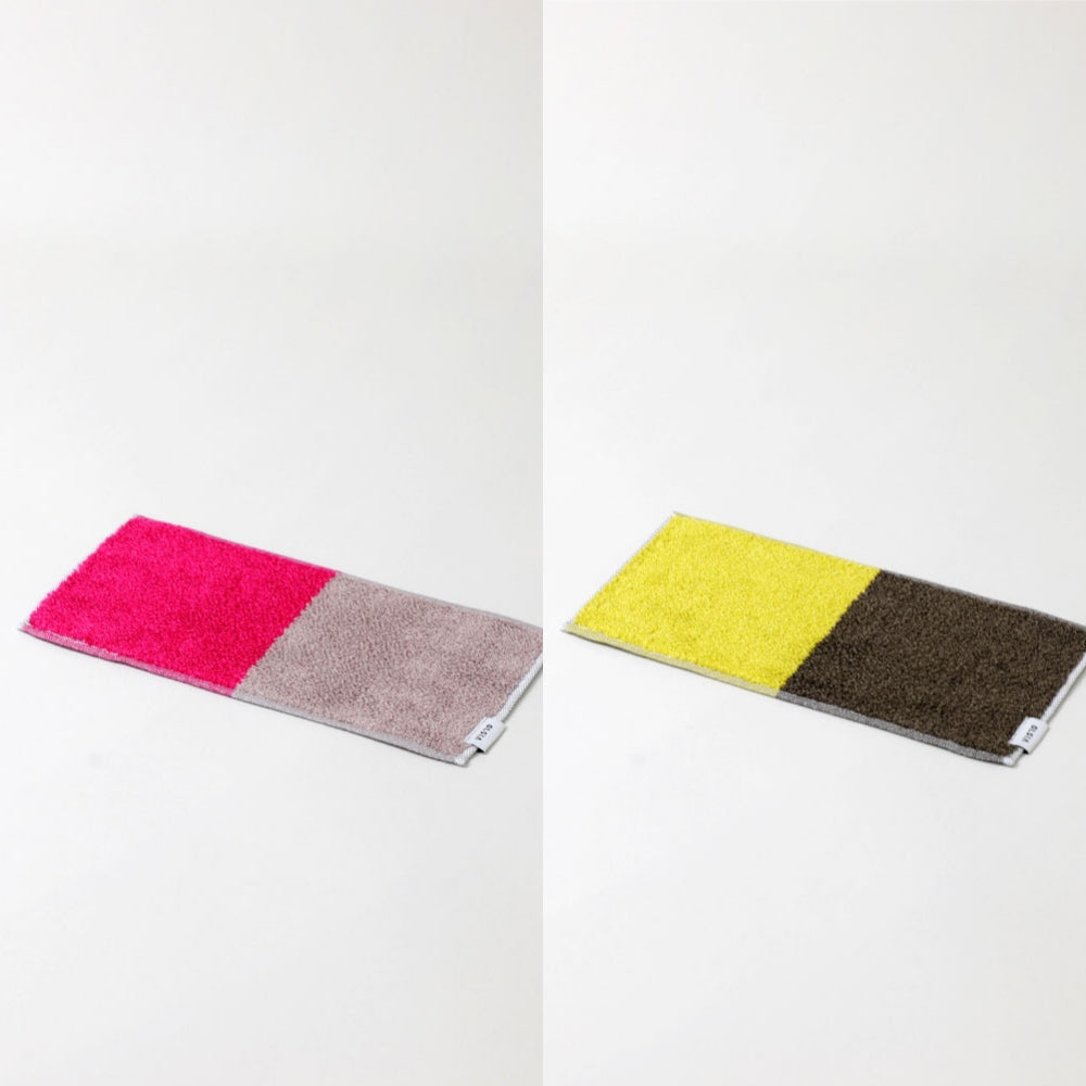 2Couleurs ハーフハンカチギフトボックスセット(ハーフハンカチタオル2枚)