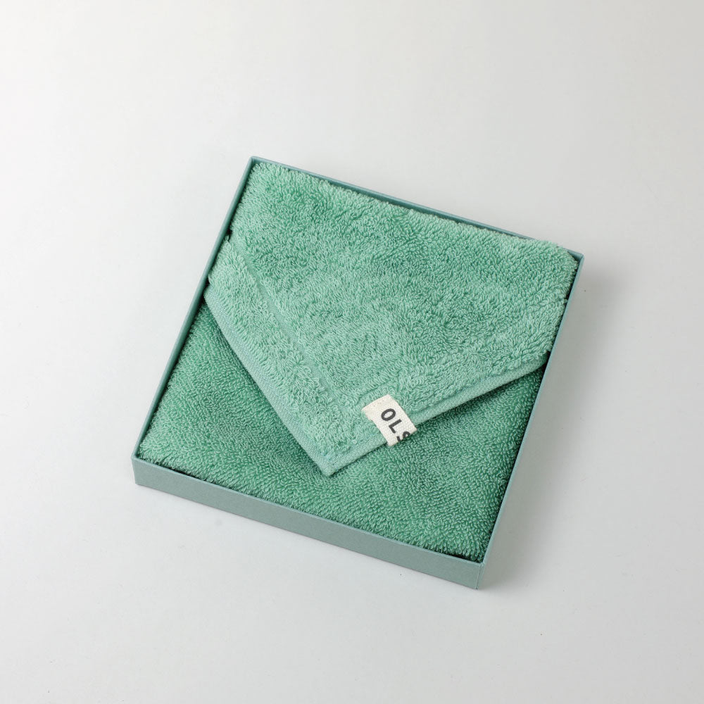 Premium Cotton ハンカチギフトボックスセット(ハンカチタオル1枚)