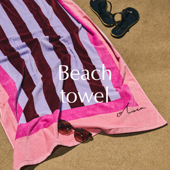 アウトドアに映えるビーチタオル