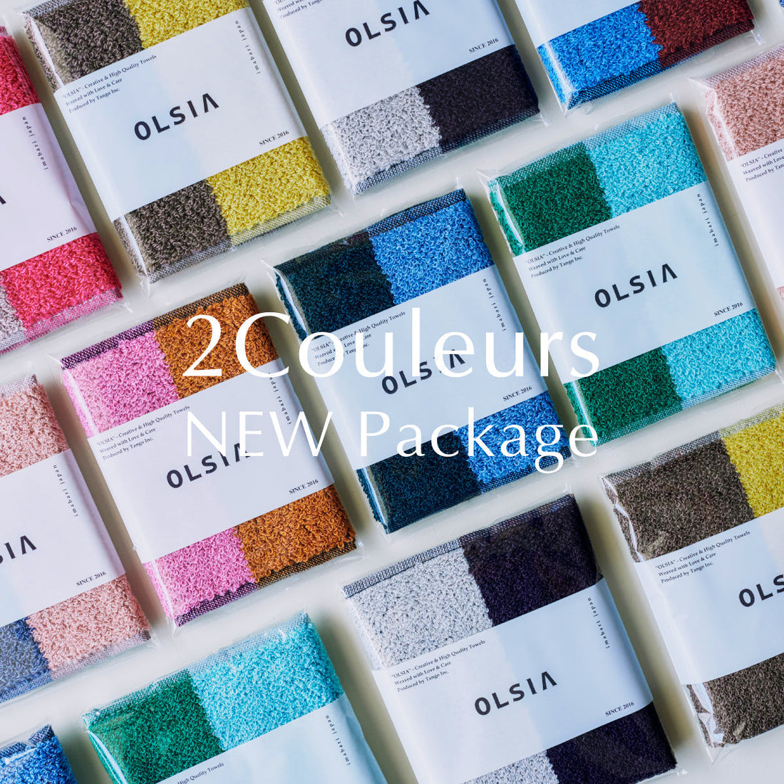 2Couleurs ハンカチタオルにパッケージタイプが登場