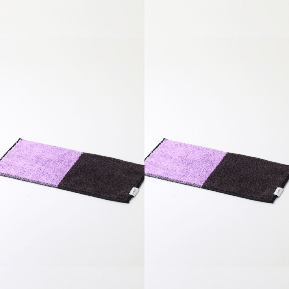 2Couleurs ハーフハンカチギフトボックスセット（ハーフハンカチタオル2枚）