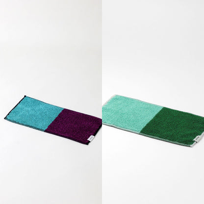 2Couleurs ハーフハンカチギフトボックスセット（ハーフハンカチタオル2枚）