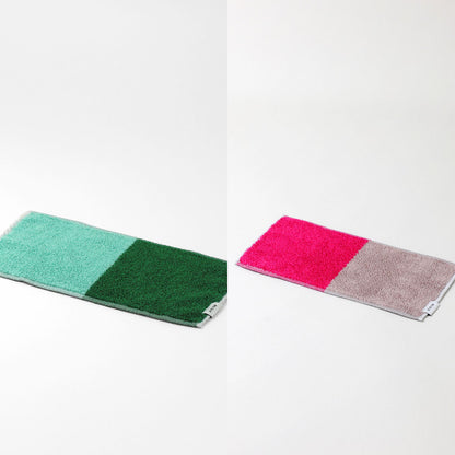 2Couleurs ハーフハンカチギフトボックスセット（ハーフハンカチタオル2枚）