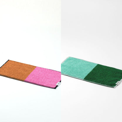 2Couleurs ハーフハンカチギフトボックスセット（ハーフハンカチタオル2枚）