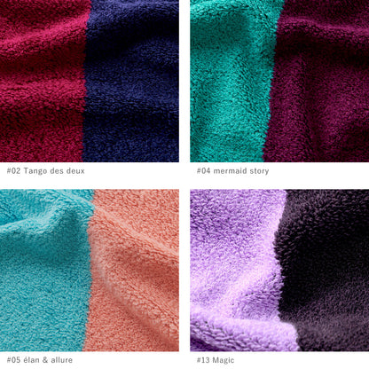 【SALE】2Couleurs ハーフハンカチタオル（無料ラッピング）