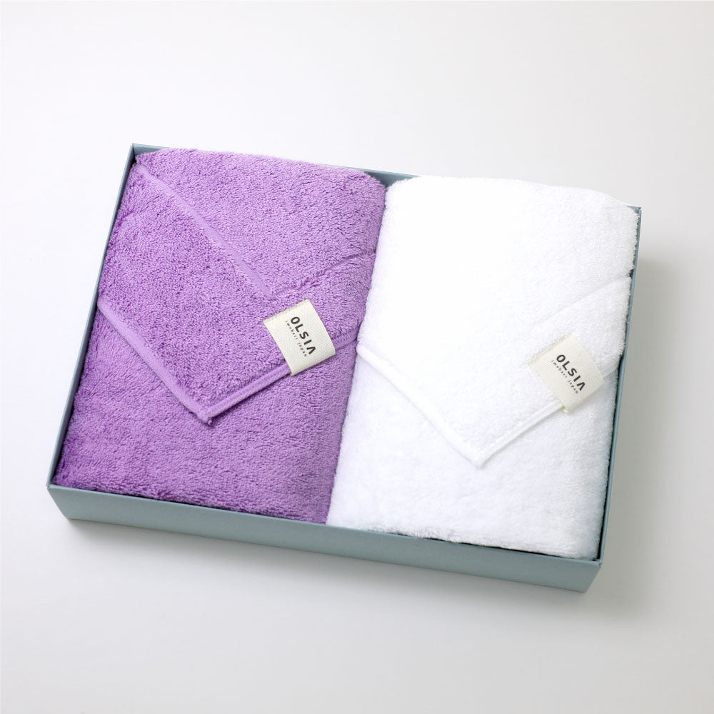Premium Cotton ギフトセット（コンパクトバスタオル2枚） – OLSIA