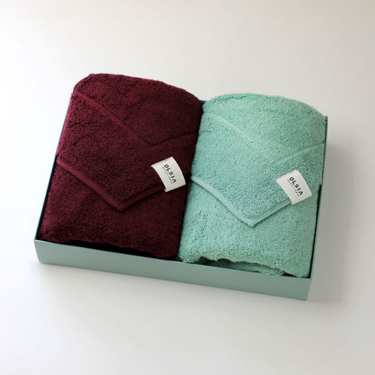 Premium Cotton ギフトセット（コンパクトバスタオル・フェイスタオル）