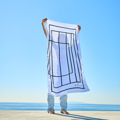 【数量限定】Plage ビーチタオル プリント