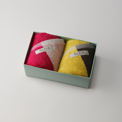 2Couleurs ギフトセット（フェイスタオル2枚）