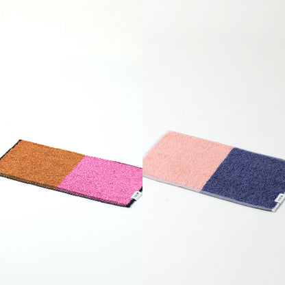 2Couleurs ハーフハンカチギフトボックスセット（ハーフハンカチタオル2枚）