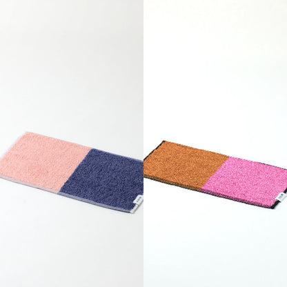 2Couleurs ハーフハンカチギフトボックスセット（ハーフハンカチタオル2枚）