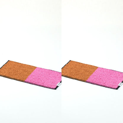 2Couleurs ハーフハンカチギフトボックスセット（ハーフハンカチタオル2枚）