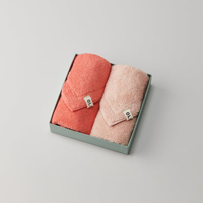 Premium Cotton ハンカチギフトボックスセット（ハンカチタオル2枚）