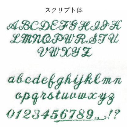 ［追加オプション］刺繍サービス／１文字