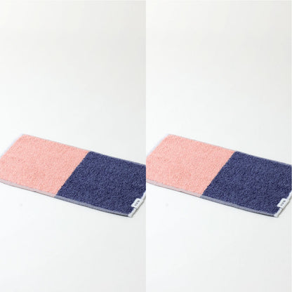 2Couleurs ハーフハンカチギフトボックスセット（ハーフハンカチタオル2枚）