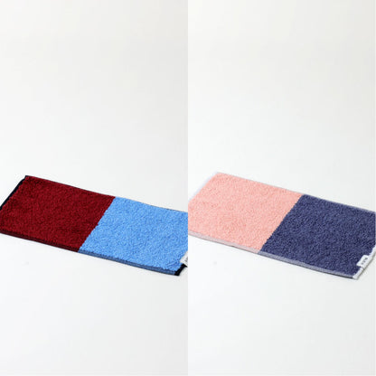 2Couleurs ハーフハンカチギフトボックスセット（ハーフハンカチタオル2枚）