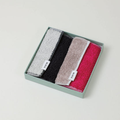 2Couleurs ハーフハンカチギフトボックスセット（ハーフハンカチタオル2枚）