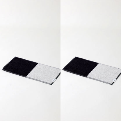 2Couleurs ハーフハンカチギフトボックスセット（ハーフハンカチタオル2枚）